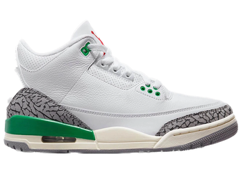 Jordan 3 Retro Lucky Green (Women's) for sale