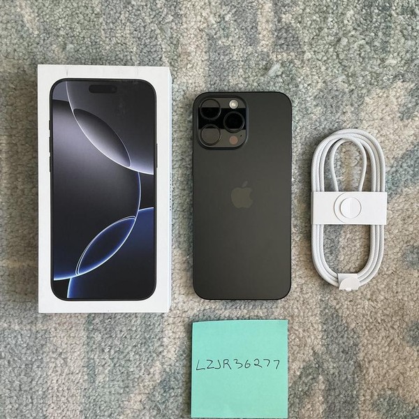 Apple iPhone 16 Pro Max - Unlocked, 512 GB, Black, A3084