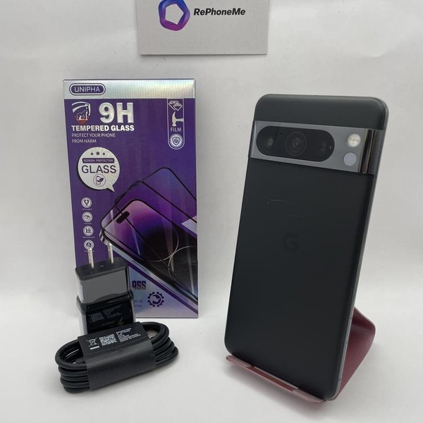Google Pixel 8 Pro - Unlocked, 128 GB, Obsidian, 12 GB, G1MNW, mmWave 5G