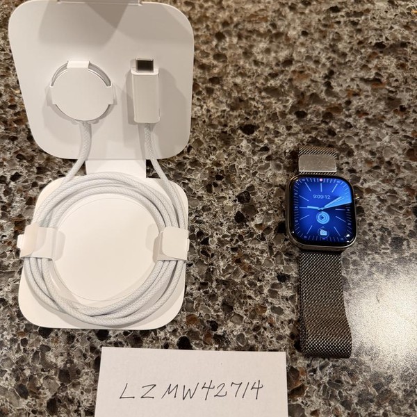 Apple Watch Series 10 42mm - Unlocked, Natural, A3001 - Cellular, Titanium