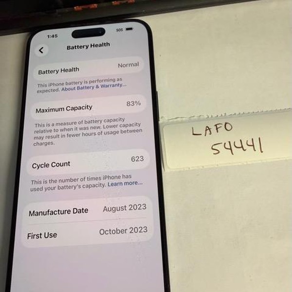 Apple iPhone 15 Pro Max - Unlocked, 256 GB, Blue, A2849