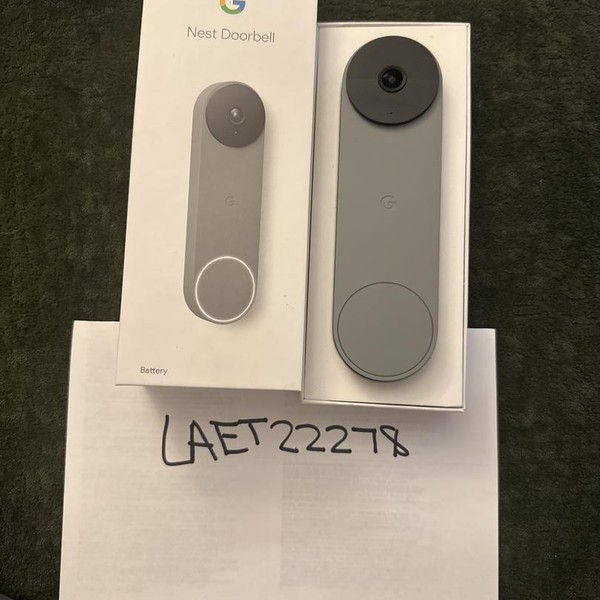 Google Nest Doorbell 2nd Gen (Battery) - Gray
