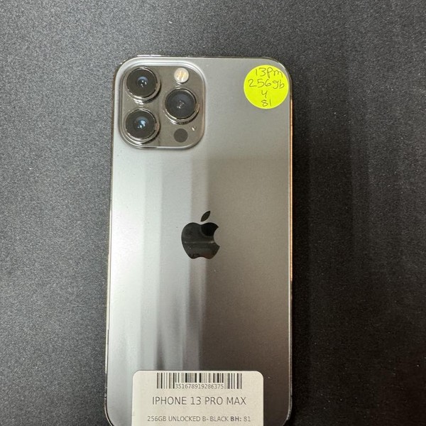 Apple iPhone 13 Pro Max - Unlocked, 256 GB, Graphite, A2484