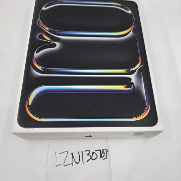 Apple iPad Pro 13 inch (M5) 2025 - Unlocked, 256 GB, Space Black, Apple M5 9-Core, A3361, Standard Glass