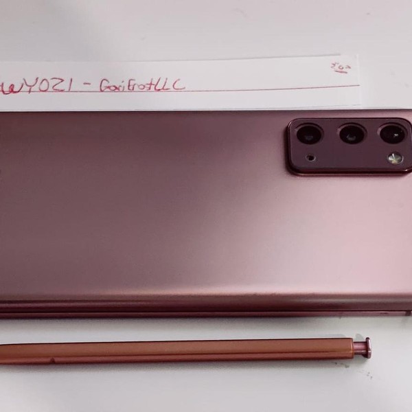 Samsung Galaxy Note 20 5G - Unlocked, 128 GB, Mystic Bronze, 8 GB, SM-N981U1