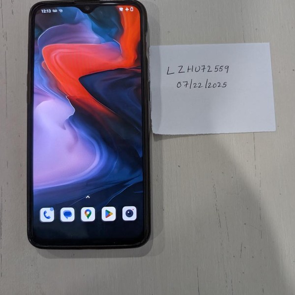 OnePlus 6T - Unlocked, 128 GB, Gloss Black, 8 GB, A6013