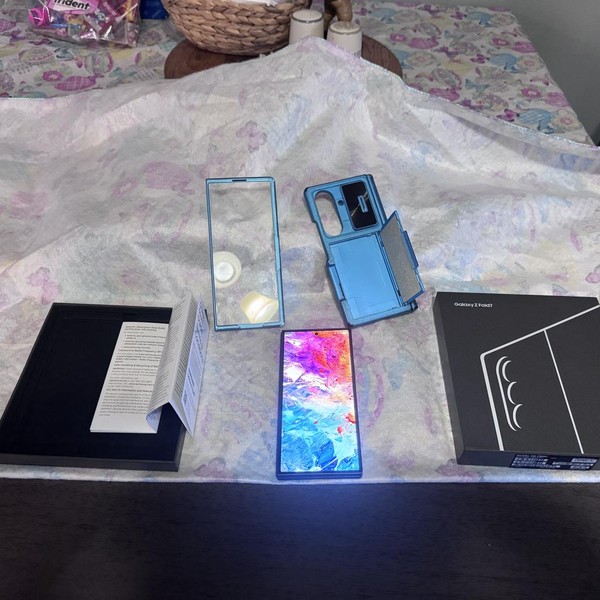 Samsung Galaxy Z Fold7 - US Cellular, 256 GB, Blue Shadow, 12 GB, SM-F966U