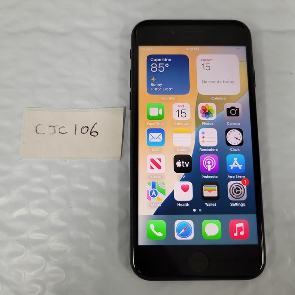 Apple iPhone SE 3rd Gen 2022 - Unlocked, Starlight, 64 GB, A2595