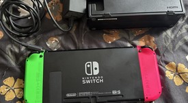 Good
													Nintendo Switch - Pink & Green, 32 GB, photo 3 of 6