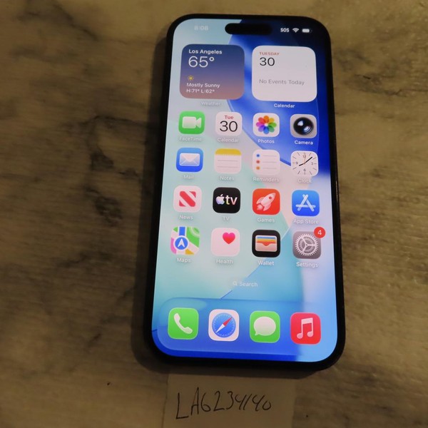 Apple iPhone 15 - Unlocked, 128 GB, Black, A2846