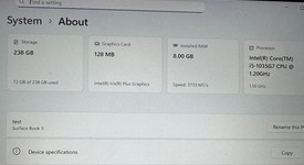 Good
													Microsoft Surface Book 3 - I5, 256 GB, 8 GB, 13.5", photo 5 of 10