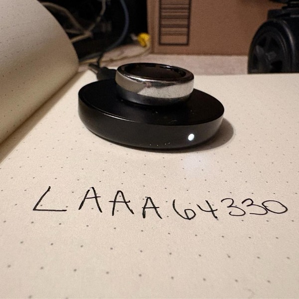 Oura Ring Gen 3 - Silver, Size 9, Horizon