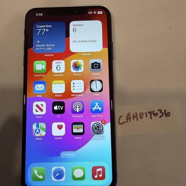 Apple iPhone Xs Max - Unlocked, 64 GB, Gray, A1921