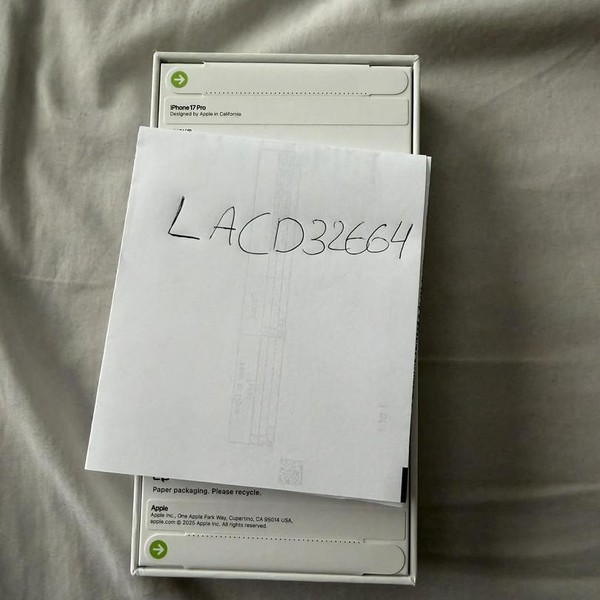 Apple iPhone 17 Pro - T-Mobile, 256 GB, Silver, A3256