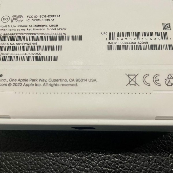 Apple iPhone 13 - Visible, 128 GB, Blue, A2482