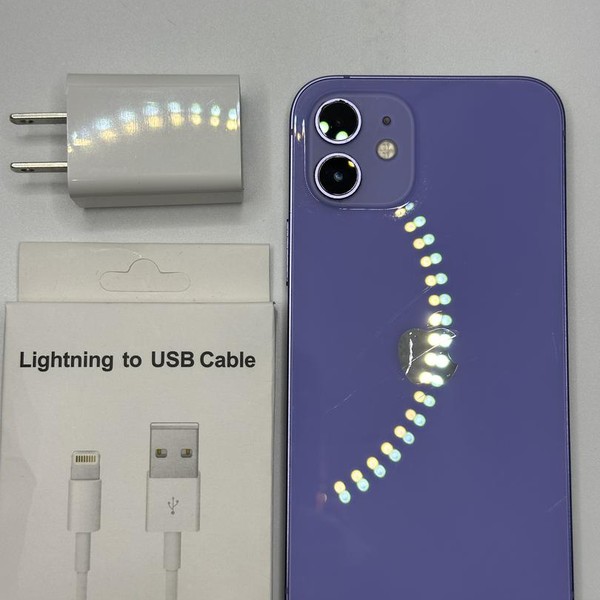 Apple iPhone 12 - Unlocked, 128 GB, Purple, A2172