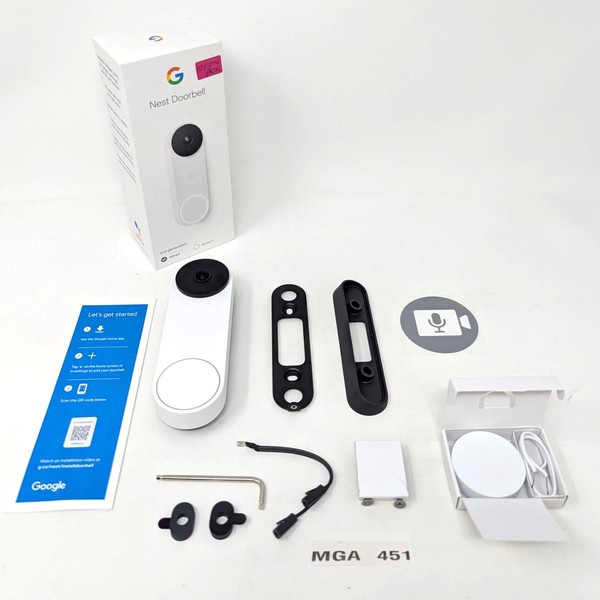 Google Nest Doorbell 2nd Gen (Wired) - White