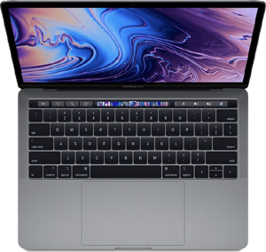 MacBook Pro 2018 (With Touch Bar) - 13 inch - 512 GB, Space Gray, 16 GB, Intel Core i7