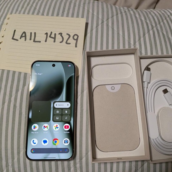 Google Pixel 10 Pro - Unlocked, 256 GB, Jade, G4QUR