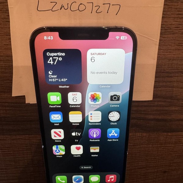 Apple iPhone 12 Pro Max - Unlocked, 256 GB, Graphite, A2342