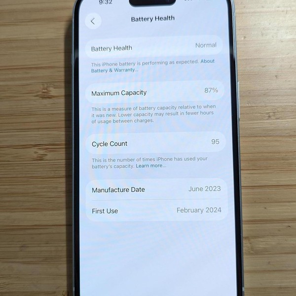 Apple iPhone 15 - Unlocked, 128 GB, Blue, A2846