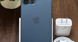 Fair
													Apple iPhone 12 Pro Max - Unlocked, Pacific Blue, 512 GB, A2342, photo 1 of 7