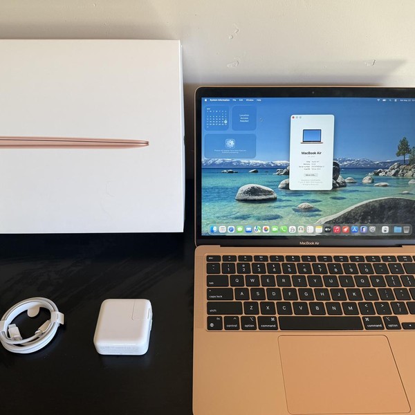 MacBook Air 2020 - 13 inch - 512 GB, Gold, 8 GB, Apple M1