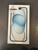 New Apple iPhone 15 - Unlocked, Blue, 128 GB, A2846