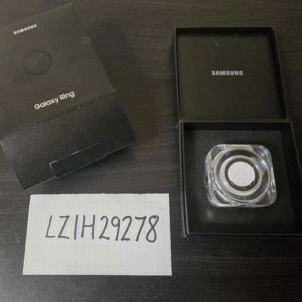 Samsung Galaxy Ring - Black, Size 12