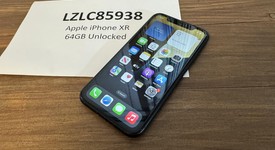 Good
													Apple iPhone Xr - Unlocked, Black, 64 GB, A1984, photo 1 of 4