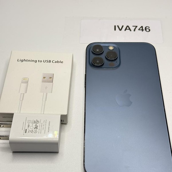 Apple iPhone 12 Pro Max - Unlocked, 256 GB, Pacific Blue, A2342