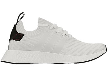 adidas NMD R2 White Black for sale
