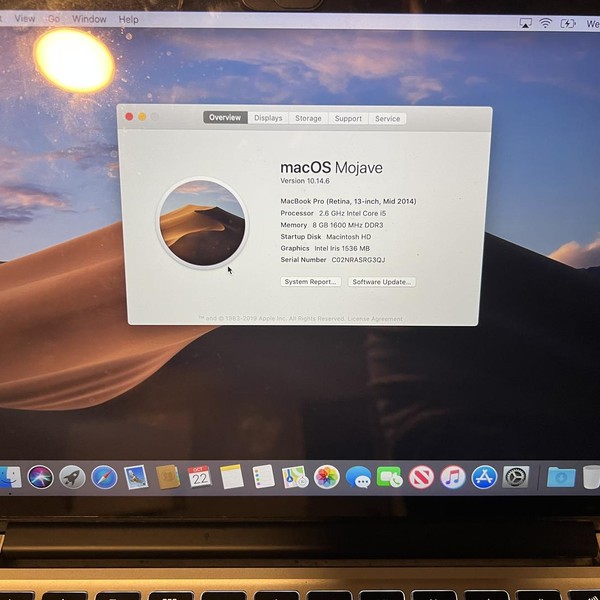 MacBook Pro 2014 (Retina) - 13 inch - 1 TB, Silver, 8 GB