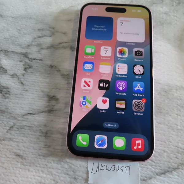 Apple iPhone 15 - AT&T, 128 GB, Pink, A2846