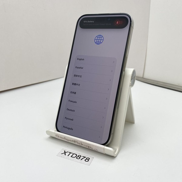 Apple iPhone 15 Pro - Unlocked, 128 GB, White, A2848