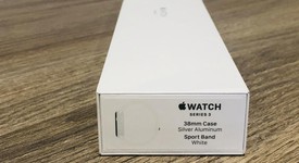 New
													Apple Watch Series 3 38mm - Silver, A1858, Aluminum - GPS, photo 1 of 3