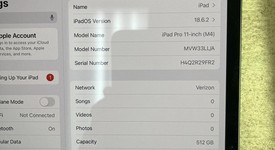 Good
													Apple iPad Pro 11" (M4) 2024 - Unlocked, Black, 512 GB, 8 GB, A2837, Standard Glass, photo 5 of 9