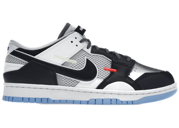Nike Dunk Low Scrap Black Neutral Grey University Blue White for sale