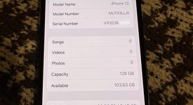 Good
													Apple iPhone 13 - Unlocked, Midnight, 128 GB, A2482, photo 2 of 11