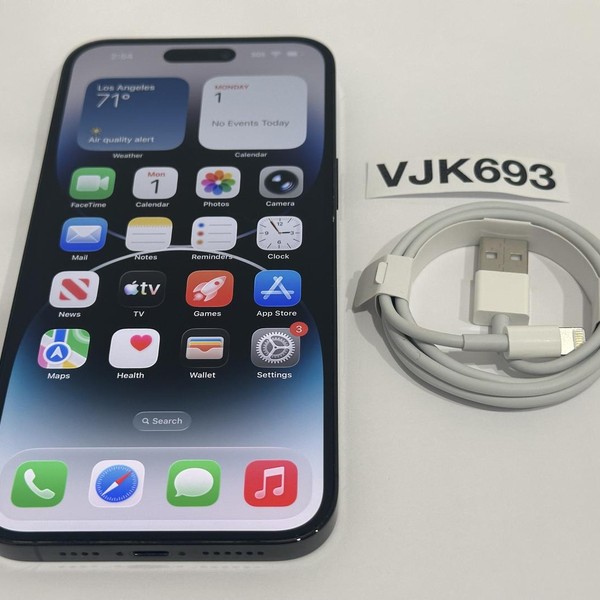 Apple iPhone 14 Pro Max - Unlocked, 512 GB, Black, A2651