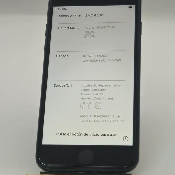 Apple iPhone SE 3rd Gen 2022 - AT&T, 64 GB, Midnight, A2595