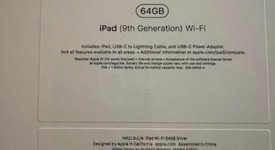 New
													Apple iPad 9th Gen - Wi-Fi, Silver, 64 GB, A2602, photo 3 of 5