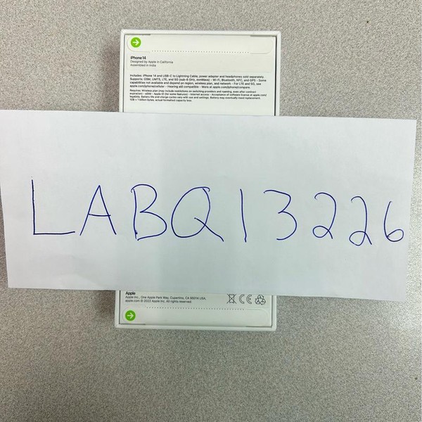 Apple iPhone 14 - Unlocked, 128 GB, Midnight, A2649