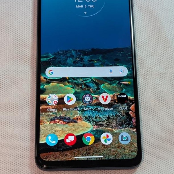 Motorola One 5G - Verizon, 128 GB, Blue, 4 GB, 5G UW