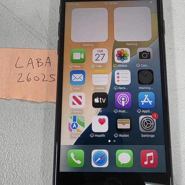 Apple iPhone SE 3rd Gen 2022 - Unlocked, Midnight, 128 GB, A2595