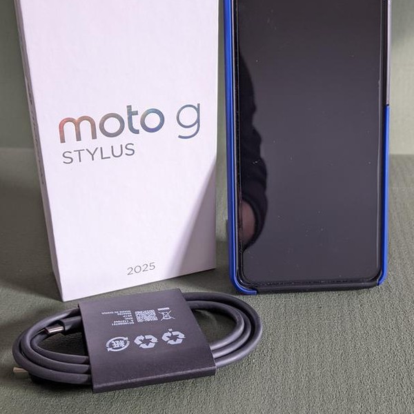 Moto G Stylus 5G (2025) - Unlocked, Gibraltar Sea, 128 GB, 8 GB