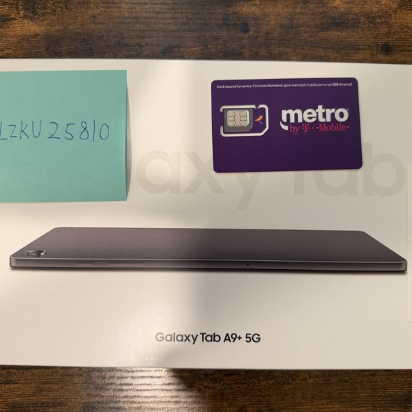 Samsung Galaxy Tab A9 Plus - Metro by T-Mobile, 64 GB, Graphite, 4 GB, SM-X218U, 5G