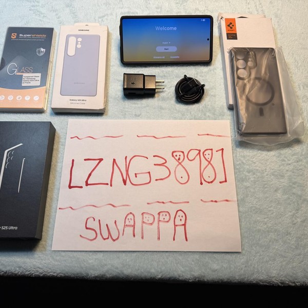 Samsung Galaxy S25 Ultra - Unlocked, 1 TB, Silverblue, 12 GB, SM-S938U1