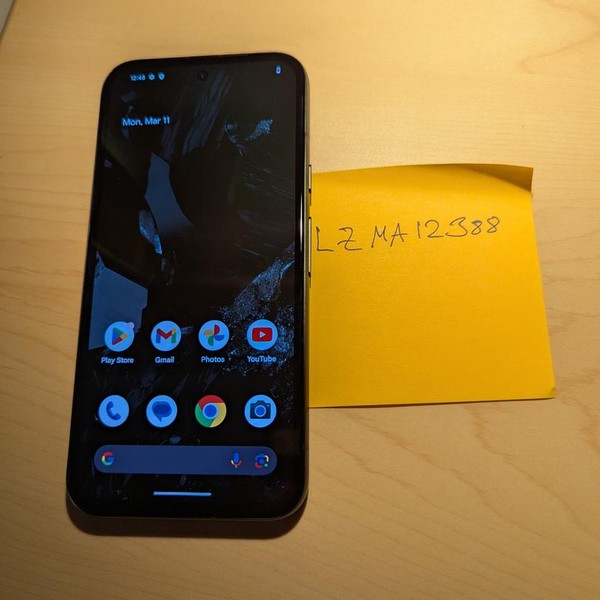 Google Pixel 8a - Unlocked, 128 GB, Obsidian, 8 GB, GKV4X, Sub-6 5G