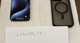 Good
													Apple iPhone 15 Pro Max - Unlocked, Black, 256 GB, A2849, photo 3 of 12